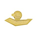 Yu - gi - oh - ! - duel disk 24k gold plated mini replica 18 cm