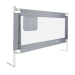 Yuenfong 150 cm barrire de lit - pour lit d'enfant - portable avec hauteur rglable - barrire de lit ...