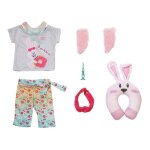 Zapf - set di vestiti per bambola, baby born bath deluxe good