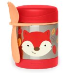 Zoo thermos repas + fourchette - renard - 3 ans +