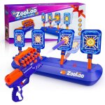 Zookao cibles de tir numriques avec pistolet jouet, jouet pistolet nerf, jeux de tir pour garons de ...