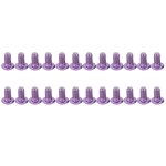 Ztto 24 pièces boulons de rotor de frein de vélo en acier allié vtt m5x10mm disque t25 vis violet Ztto 24 pièces boulons de rotor de frein de vélo en acier allié vtt m5x10mm disque t25 vis violet
