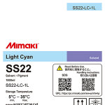 Cartouche encre éco - solvant cyan clair mimaki ss22 - 1 litre Cartouche encre éco - solvant cyan clair mimaki ss22 - 1 litre