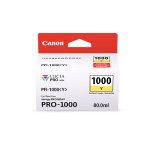 Cartouche encre jaune pfi - 1000 y canon 80 ml