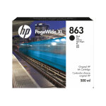 Cartouche encre noir hp n863 500 ml f9k41a