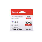 Cartouche encre rouge pfi - 1000 r canon 80 ml
