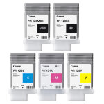 Jeu de 5 encres 130 ml canon tm - 255