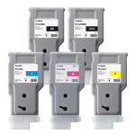 Jeu de 5 encres 300 ml canon tm - 255