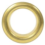 Oeillets 40 mm laiton brillant