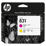 T�te d'impression latex hp 831 jaune / magenta cz678a