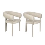 2 chaises avec accoudoirs heels