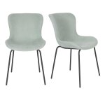 2 chaises design de salle � manger junzo