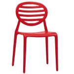 Lot de 6 chaises design top gio - intrieur et extrieur