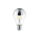 Ampoule led e27 opaque chrome
