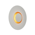 Applique blanche et or led 25w �51 cm big bang