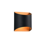 Applique murale samdel ? noir et dor�