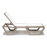 Bain de soleil sur roulettes vela taupe