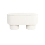 Banc en tissu boucl� marcos ? boite � design