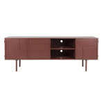 Buffet en m�tal rouge 105 cm ? design industriel