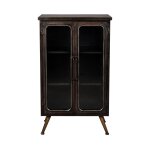 Buffet style industriel en métal - denza noir patiné dutchbone Buffet style industriel en métal - denza noir patiné dutchbone