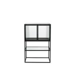 Cabinet vitrine 90cm boli m�tal et verre