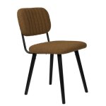 Chaise jake tissu bouclette par boite  design
