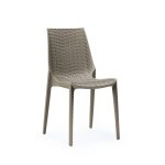 Chaise tressée style rotin design - lucrezia Chaise tressée style rotin design - lucrezia