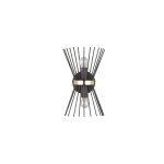Double applique murale metal or et noir rod Double applique murale metal or et noir rod