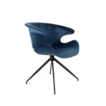 Fauteuil design velours mia ? zuiver