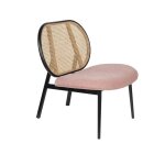 Fauteuil lounge en cannage - spike - zuiver