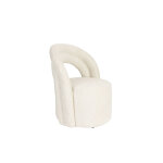 Fauteuil pivotant tissu dco seina - dutchbone