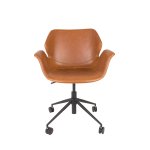Fauteuil simili cuir de bureau  roulette nikki