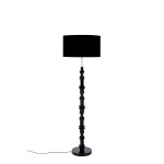 Lampadaire de salon noir totem desk par zuiver