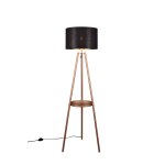 Lampadaire trois pieds design avec abat - jour tissu Lampadaire trois pieds design avec abat - jour tissu