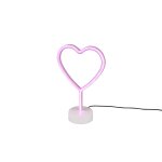 Lampe fun effet néon coeur Lampe fun effet néon coeur
