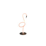 Lampe � poser led flamant rose ingo