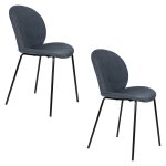 Lot de 2 chaises bonnet ? style et confort pour vos repas