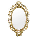 Miroir antique de couleur or