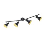 Plafonnier industriel nina 4 lampes