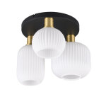 Plafonnier trois lampes 39 cm diva