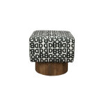 Pouf carr� monogram