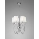 Suspension design loewe 5 lampes