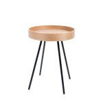 Table basse oak tray  plateau mobile 46. 5 cm