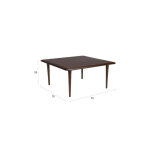 Table basse rectangulaire elroy m dutchbone ? marron 110 cm