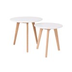 Tables basses scandinave bodine - set de 2