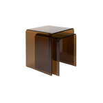 Table gigogne en verre vetro