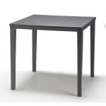 Table de jardin m�tal et plastique timo 70 x 70 cm ? scab
