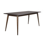 Table de repas rectangulaire elroy dutchbone 180 x 80 cm marron
