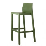 Tabouret de bar en plastique color� indoor / outdoor 75 cm - kate