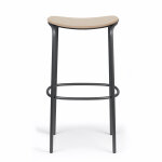 Tabouret mtal et assise bois clair trick - 75 cm